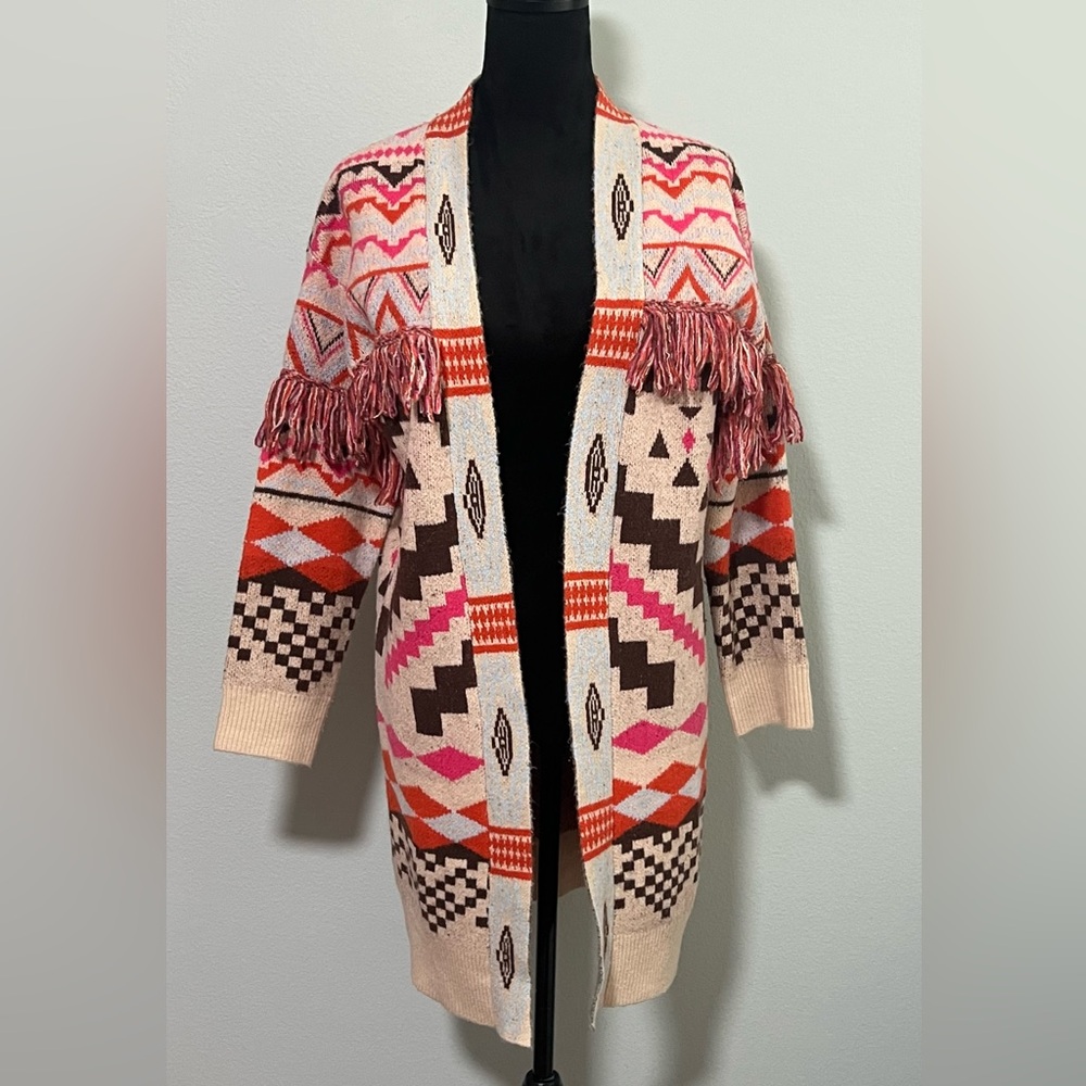 THML Open Front Long Cardigan - XS